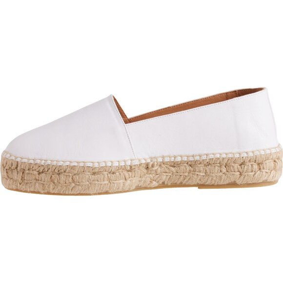 NEW JUTELIA Made in Spain Espadrilles - Leather  For Women white 255 5T3M - Picture 5 of 9